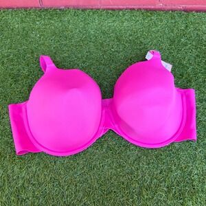 Cacique‎ 44DDD Hot Pink Full Coverage Underwire Bra New With Tags